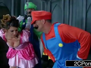 Hov që hare shkop: super mario bros shkoj busy me princeshë brooklyn ndjekje