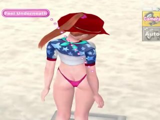 Seksi pantai 3 gameplay - animasi pornografi permainan