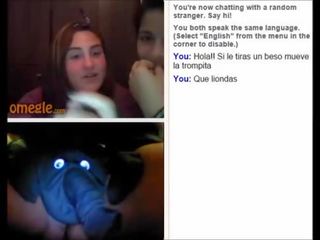 Chicas lindas mirando mi elefante Cute Girls looking my elephant on omegle