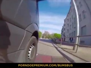 Bums autobus - salbatic public x evaluat clamă cu lasciv european hottie lilli vanilli