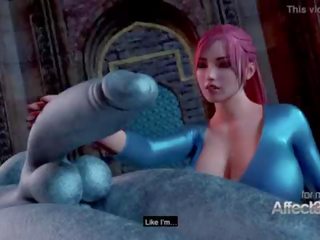 Big tits feature awakening the futanari demon in a 3d animation